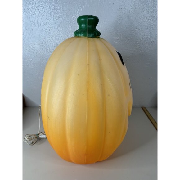 Vintage - General Foam Plastics Jack O' Lantern Pumpkin Large Blow Mold 24" tall - Picture 13 of 13